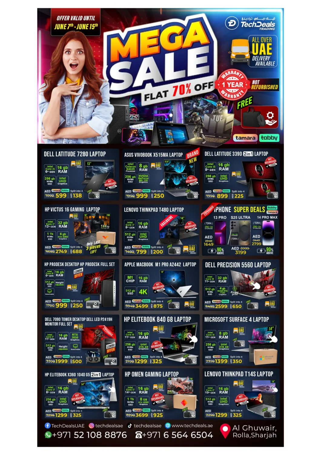 صفحة رقم 1 من Mega Sale Flat 70% Off في تيك ديلس ترادينغ