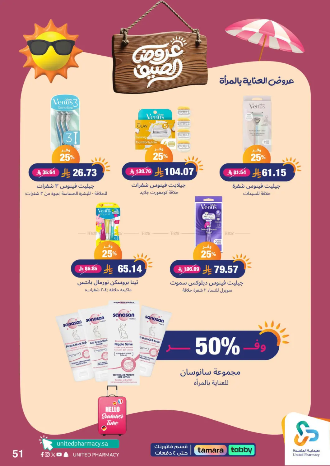 صفحة رقم 52 من Summer Offers في صيدلية المتحدة