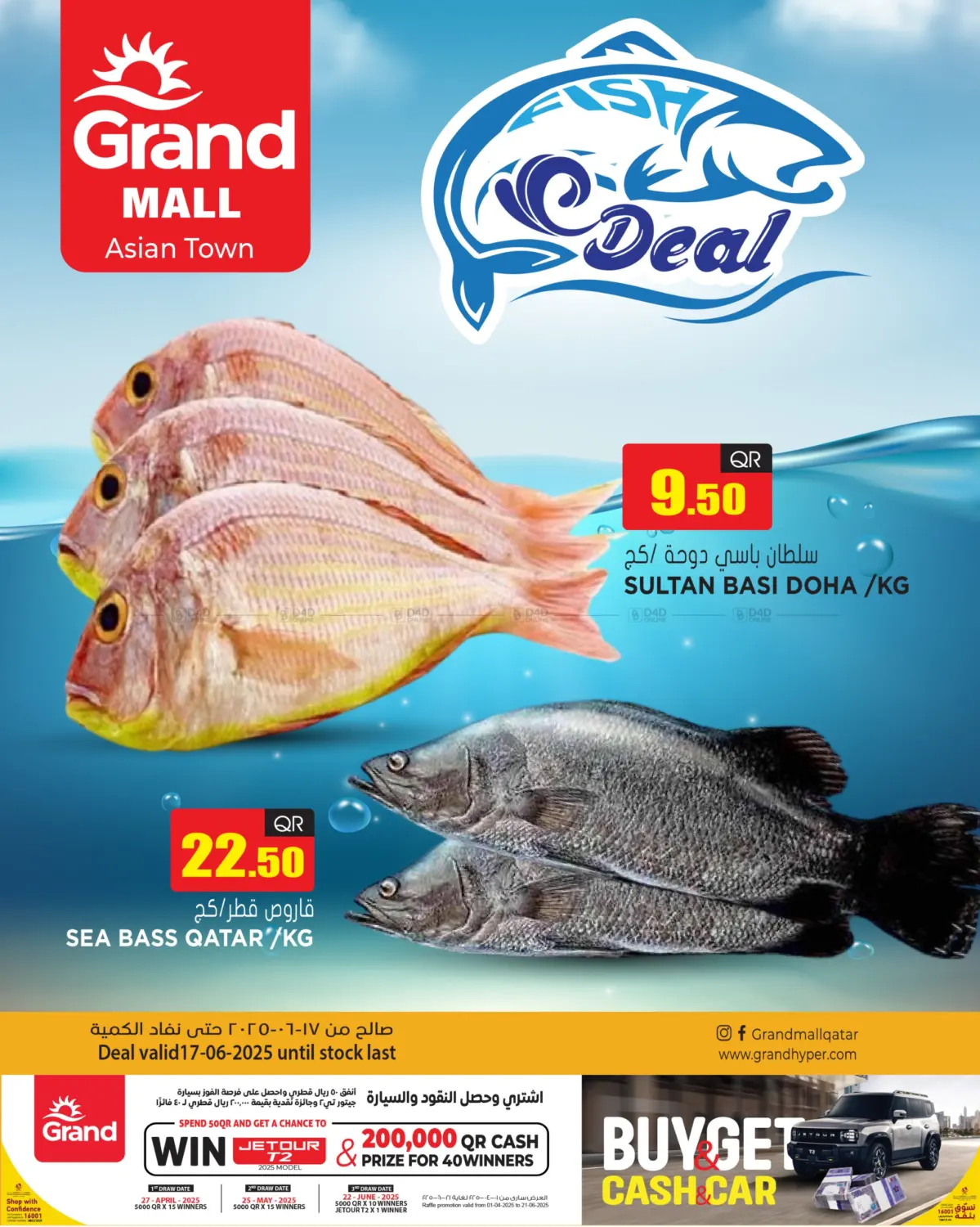 صفحة رقم 1 من Fish Deal @ Grand Mall Asian Town في جراند هايبرماركت