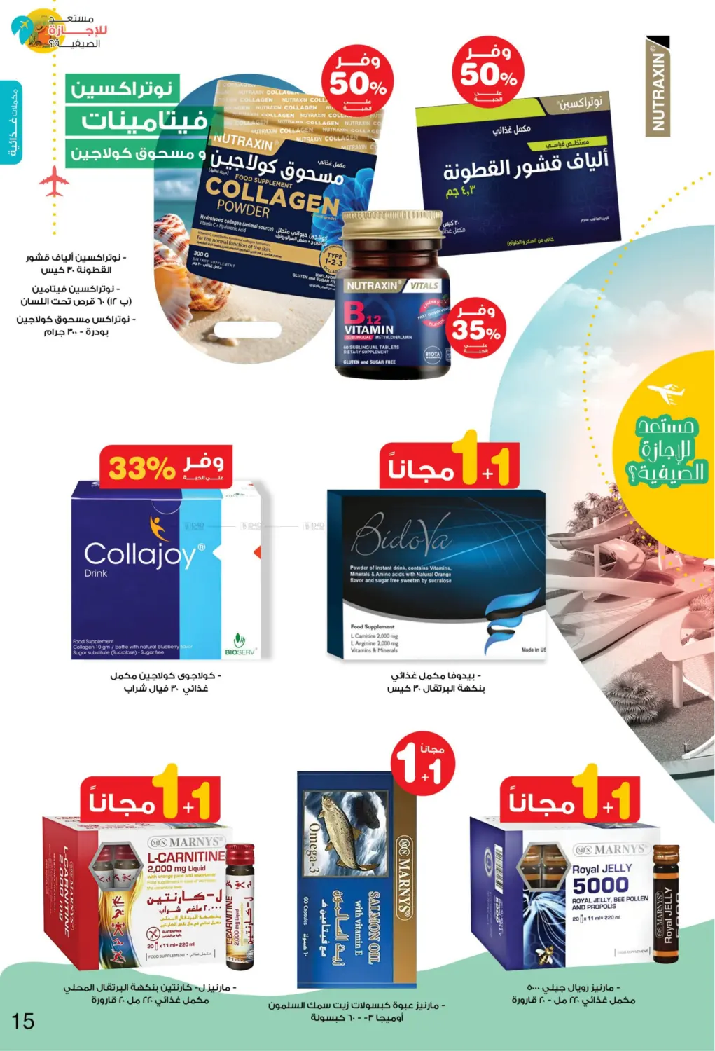 صفحة رقم 15 من Ready For Summer Vacation? في صيدليات انوفا