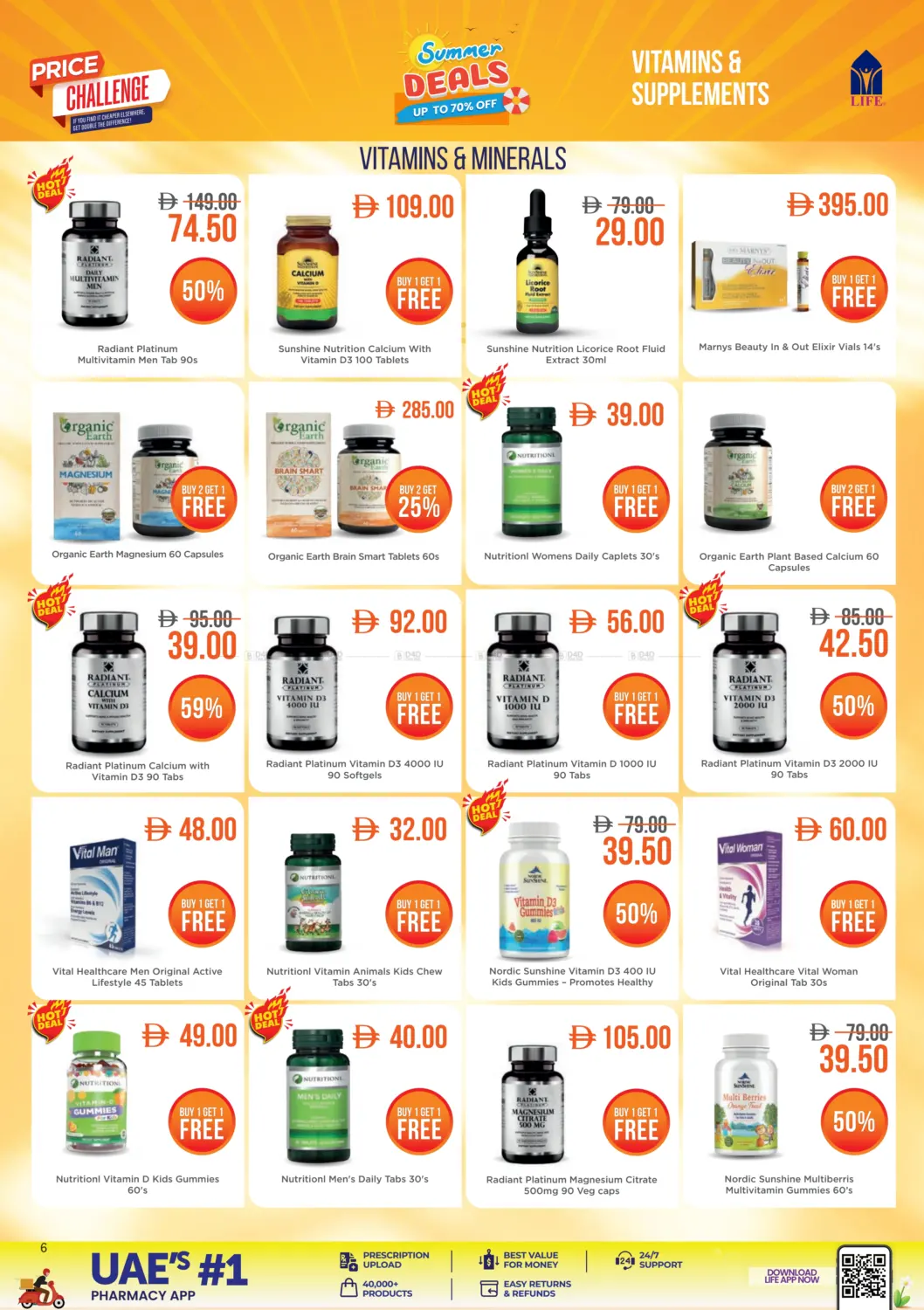 صفحة رقم 6 من Summer Deals Up To 70% Off في صيدلية لايف
