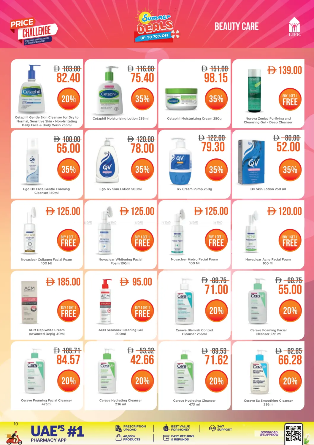 صفحة رقم 10 من Summer Deals Up To 70% Off في صيدلية لايف