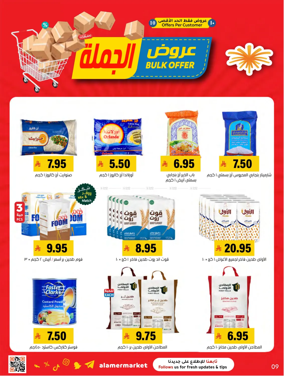 صفحة رقم 9 من عروض الجملة في العامر للتسوق
