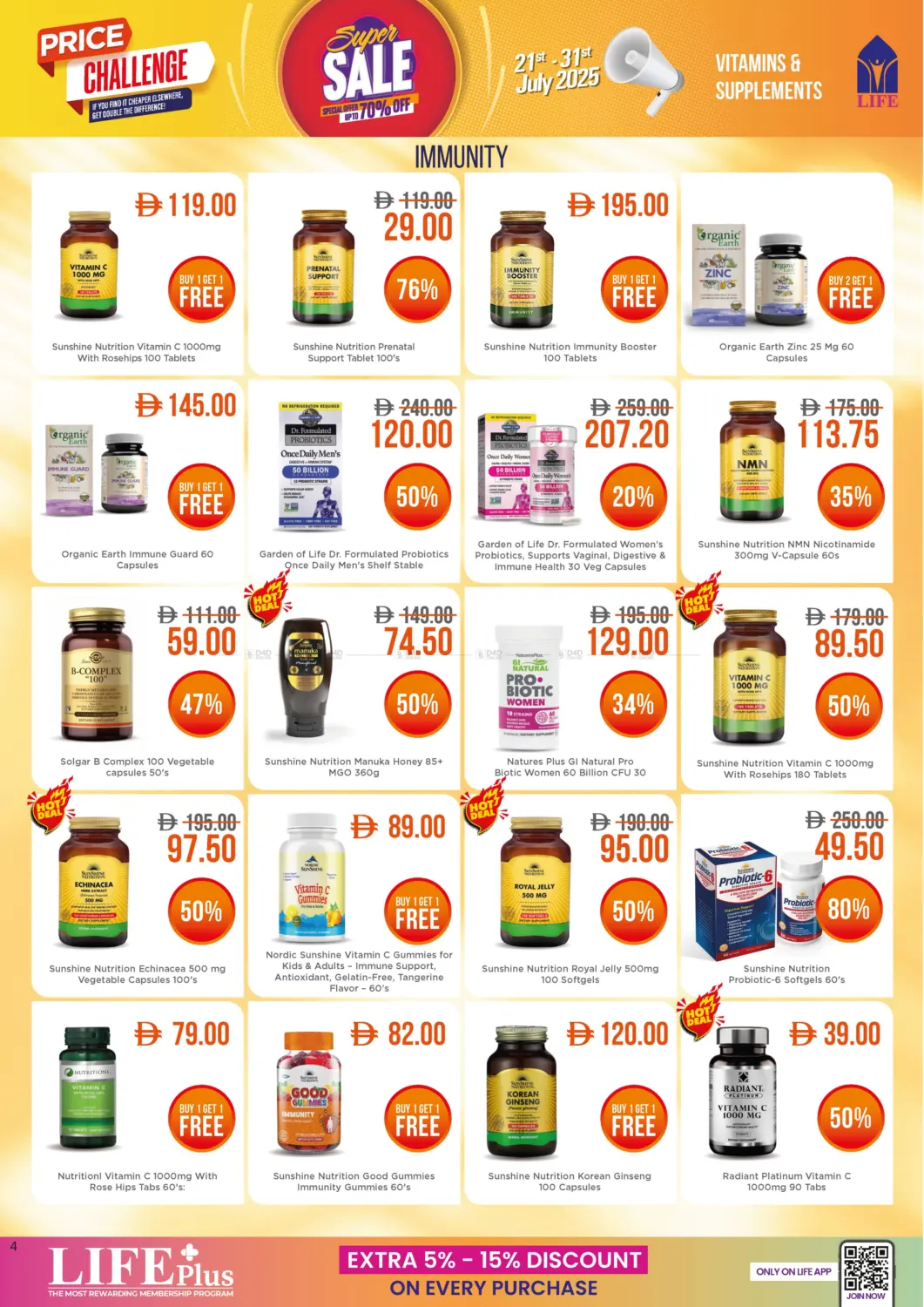 صفحة رقم 4 من Super Sale Special Offer Upto 70% Off في صيدلية لايف