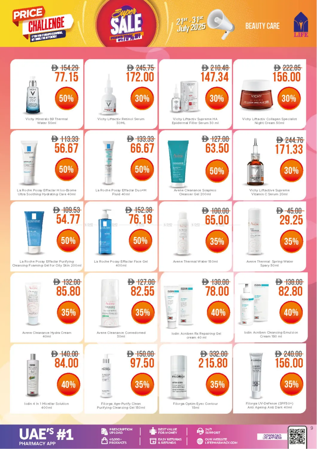 صفحة رقم 9 من Super Sale Special Offer Upto 70% Off في صيدلية لايف