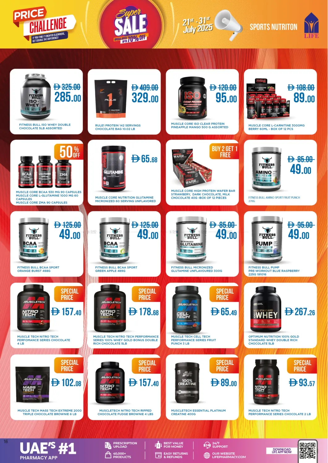 صفحة رقم 16 من Super Sale Special Offer Upto 70% Off في صيدلية لايف