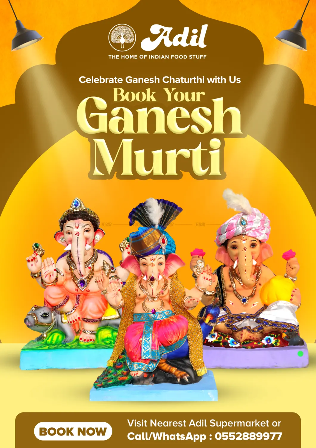 صفحة رقم 1 من Celebrate Ganesh Chaturthi With Us في العديل سوبرماركت