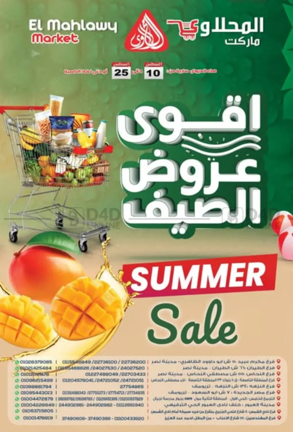 صفحة رقم 1 من Summer Sale في المحلاوي ماركت