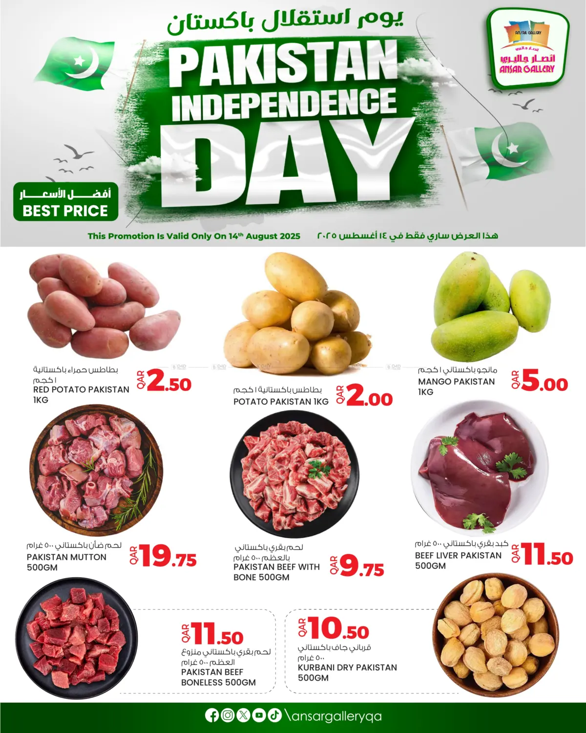صفحة رقم 1 من Pakistani Independence Day في أنصار جاليري