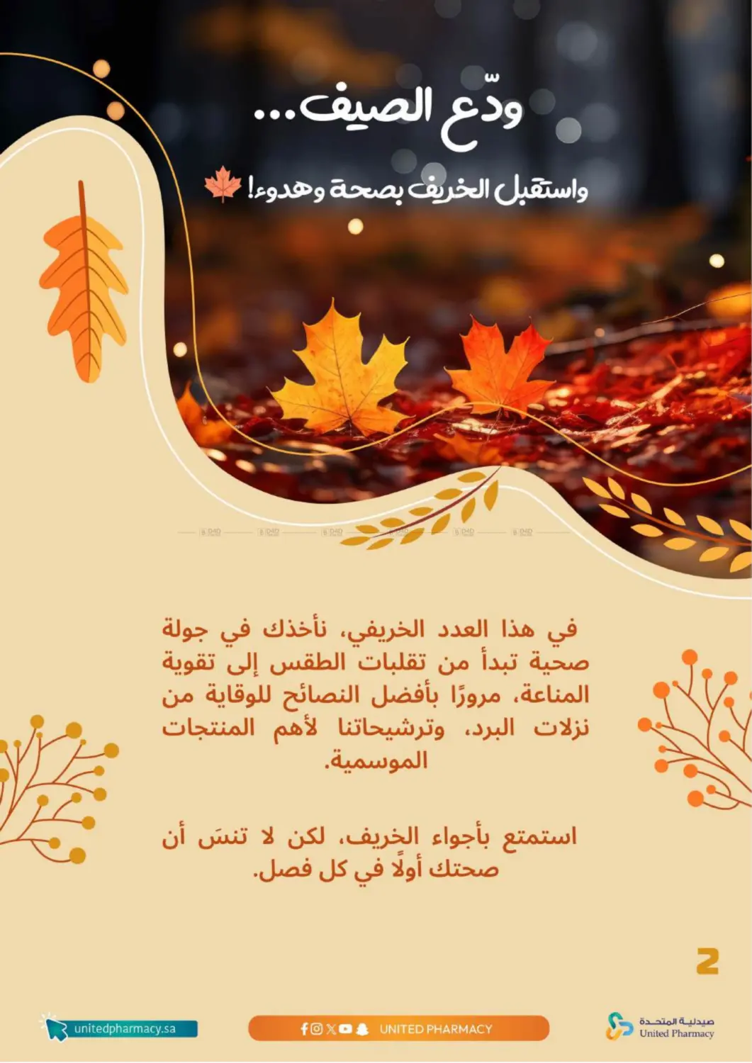 صفحة رقم 3 من عروض الخريف في صيدلية المتحدة