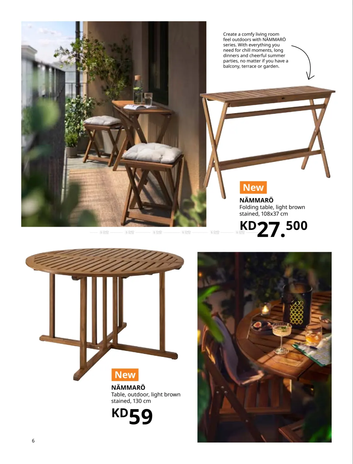 صفحة رقم 6 من Outdoor Living في ايكيا
