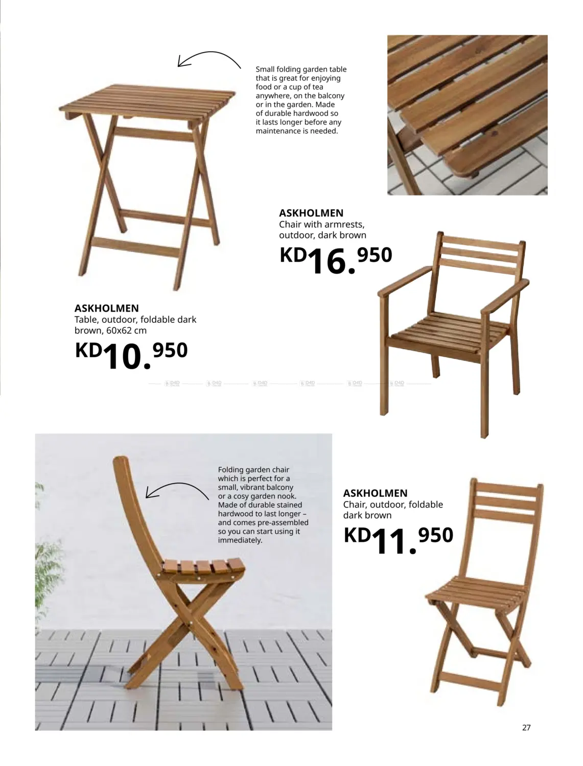 صفحة رقم 27 من Outdoor Living في ايكيا