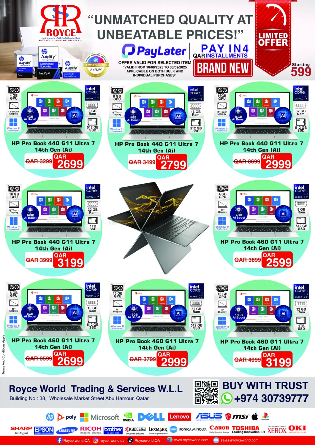 صفحة رقم 3 من Unmatched Quality At Unbeatable Price في رويس العالمية للتجارة والخدمات