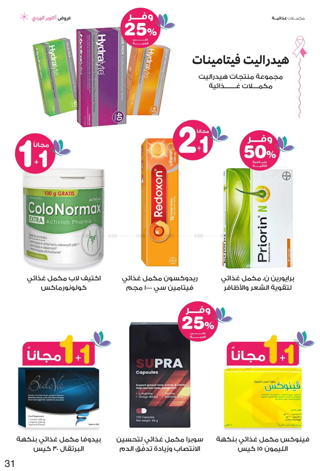 صفحة رقم 31 من Breast Cancer Awareness Month في صيدليات انوفا