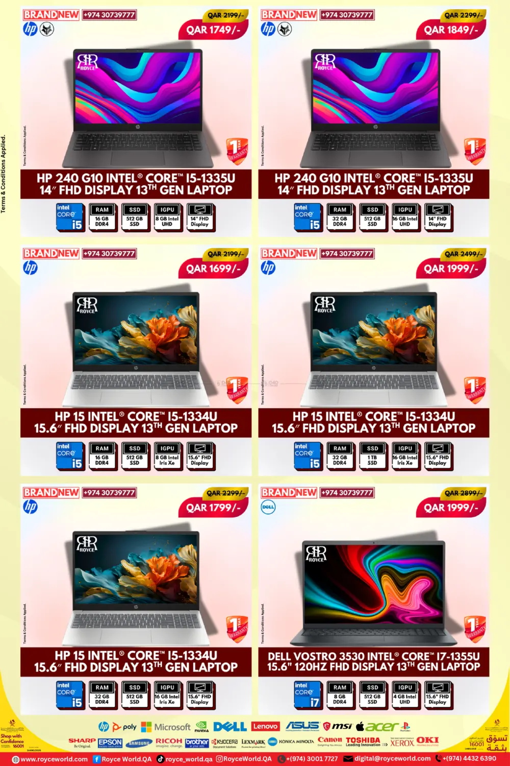 صفحة رقم 6 من أجهزة كمبيوتر محمولة جديدة ومستعملة في رويس العالمية للتجارة والخدمات