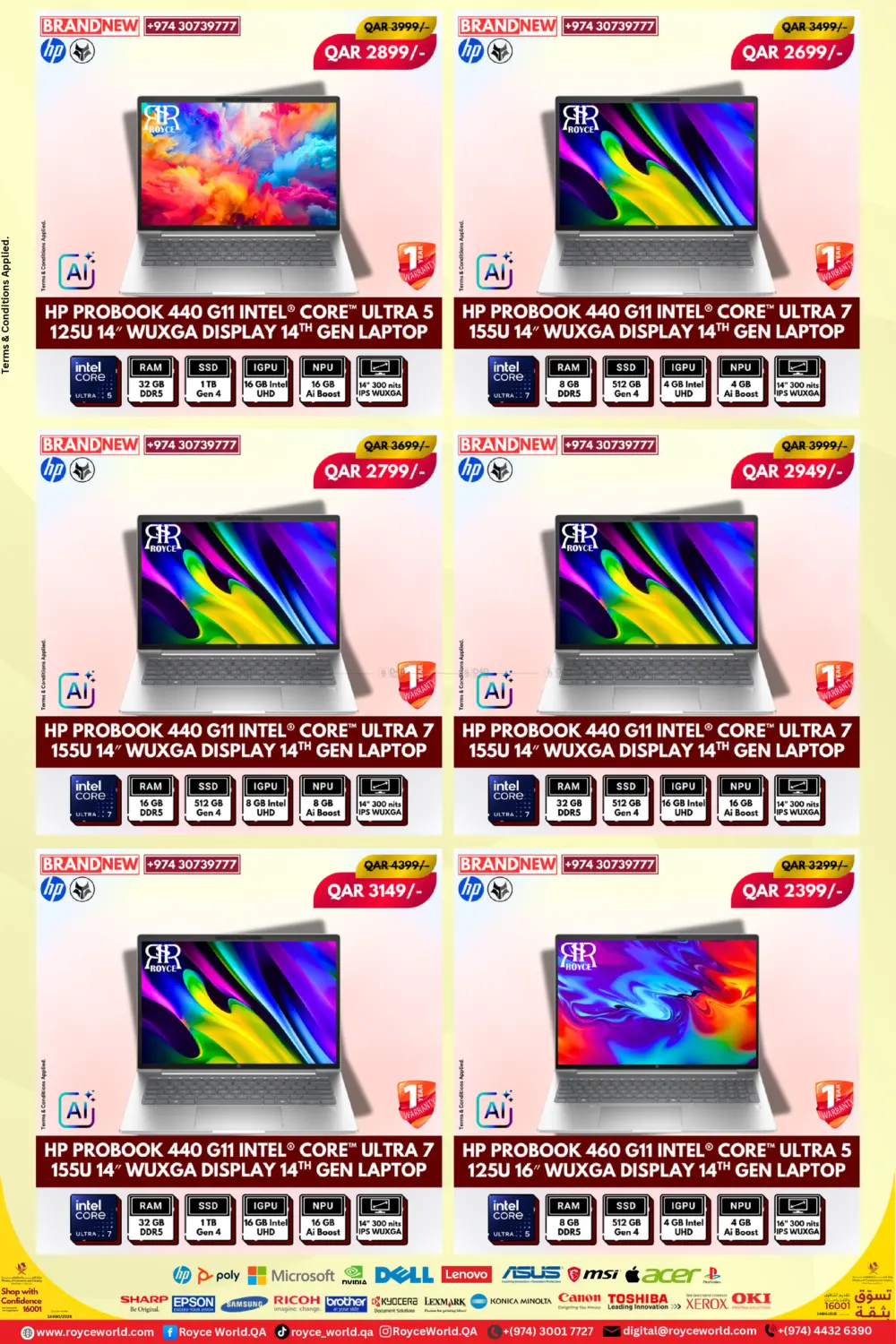 صفحة رقم 10 من أجهزة كمبيوتر محمولة جديدة ومستعملة في رويس العالمية للتجارة والخدمات