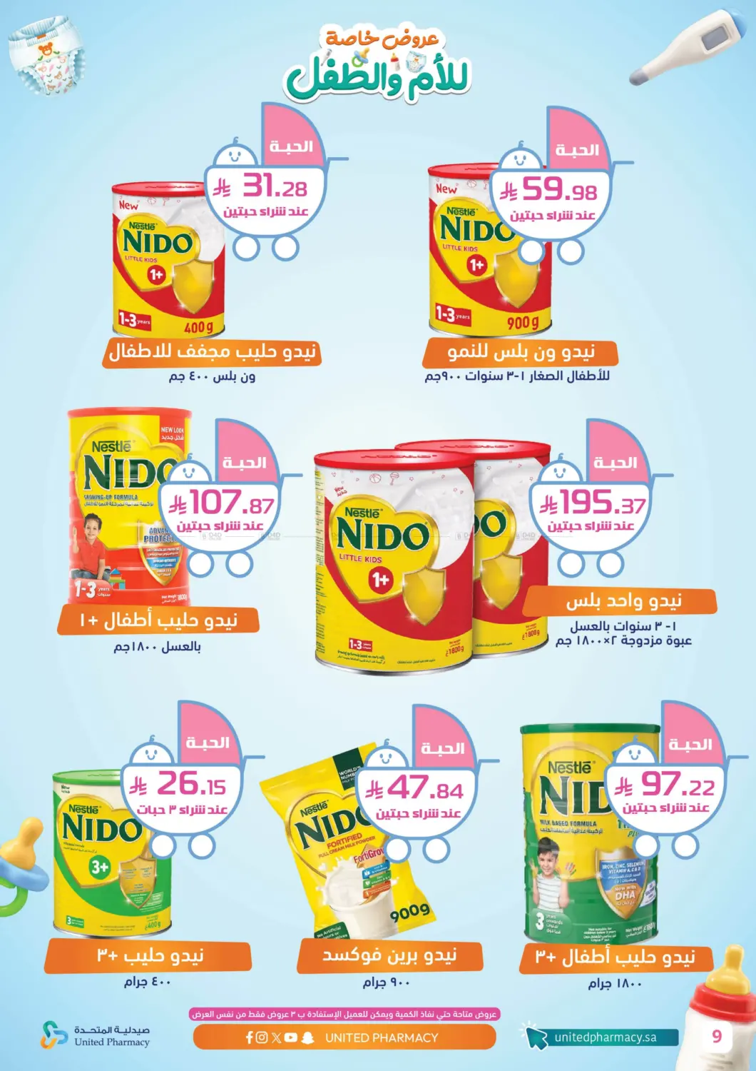صفحة رقم 10 من عروض خاصة للأم والطفل في صيدلية المتحدة