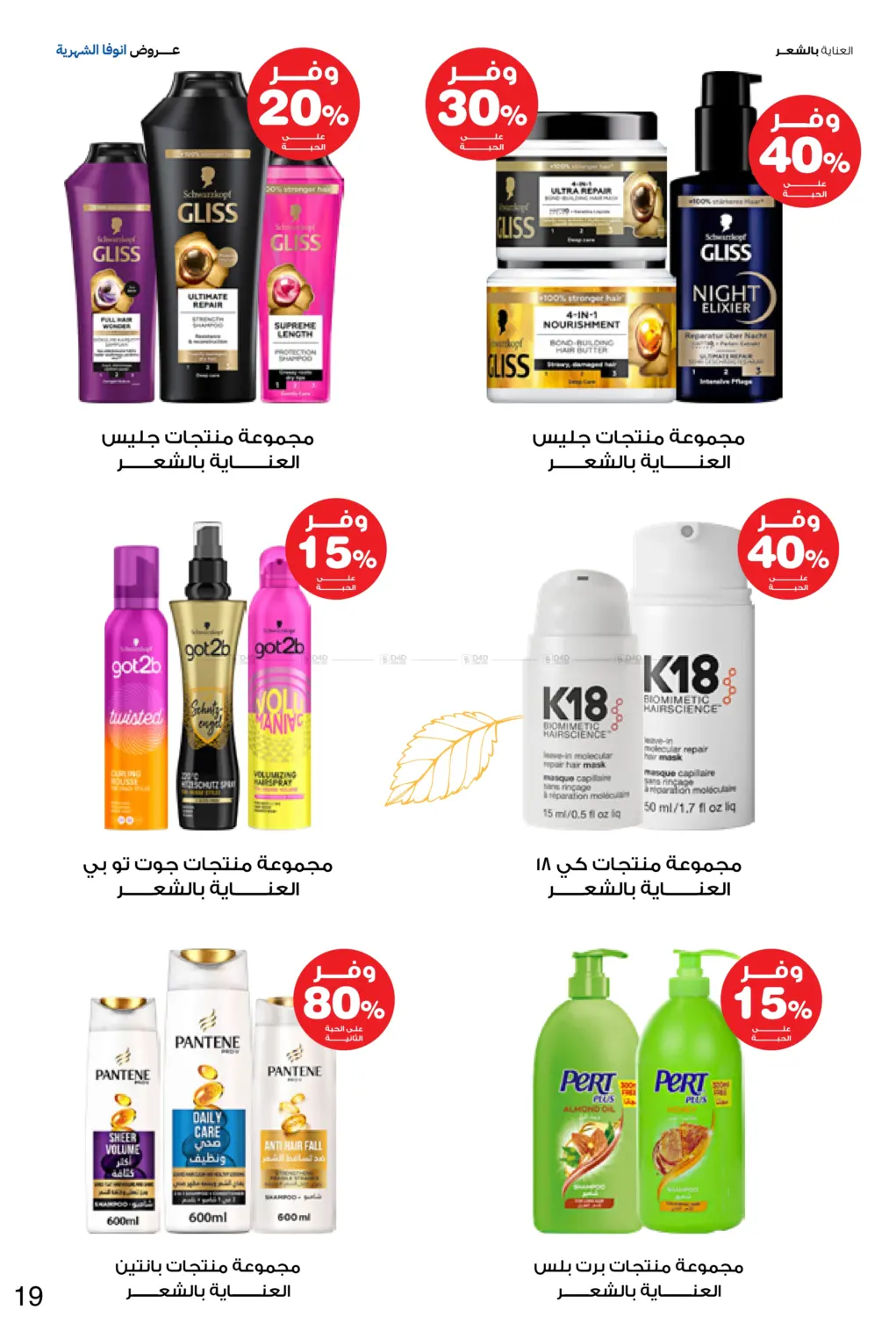 صفحة رقم 19 من Special Offer في صيدليات انوفا