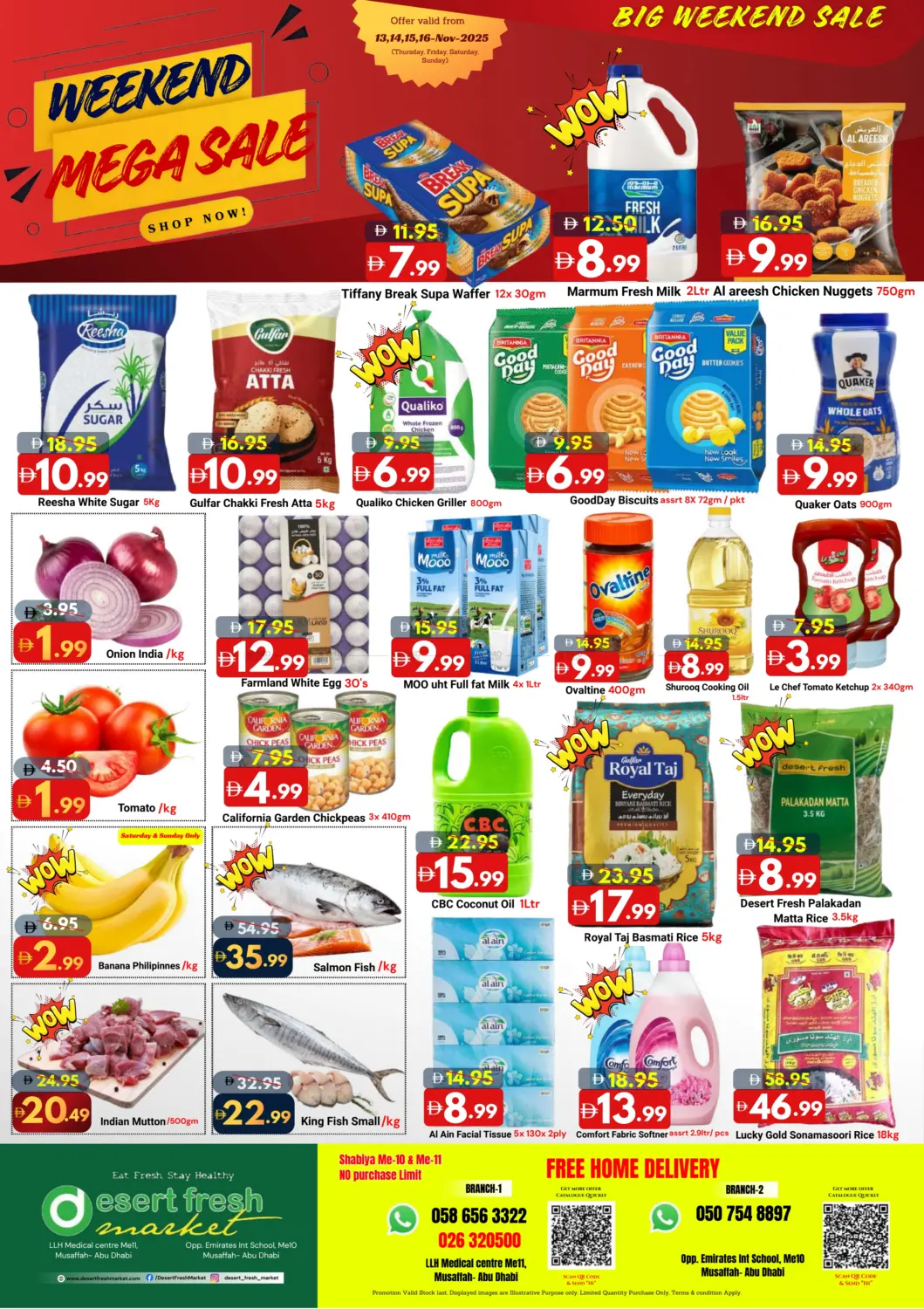 صفحة رقم 1 من Weekend Mega Sale في ديزرت فريش ماركت