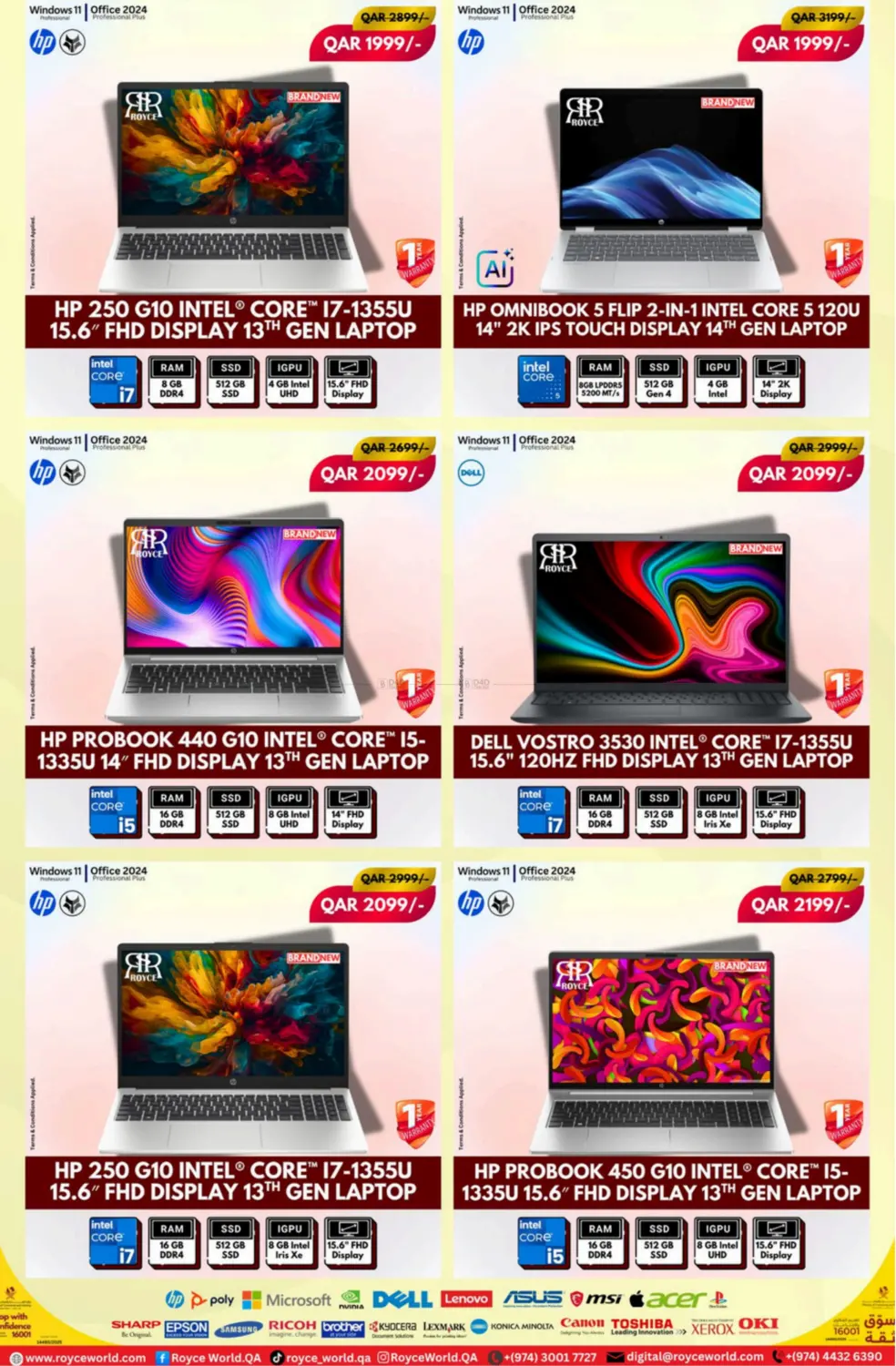 صفحة رقم 6 من عروض جديدة على لابتوب في رويس العالمية للتجارة والخدمات