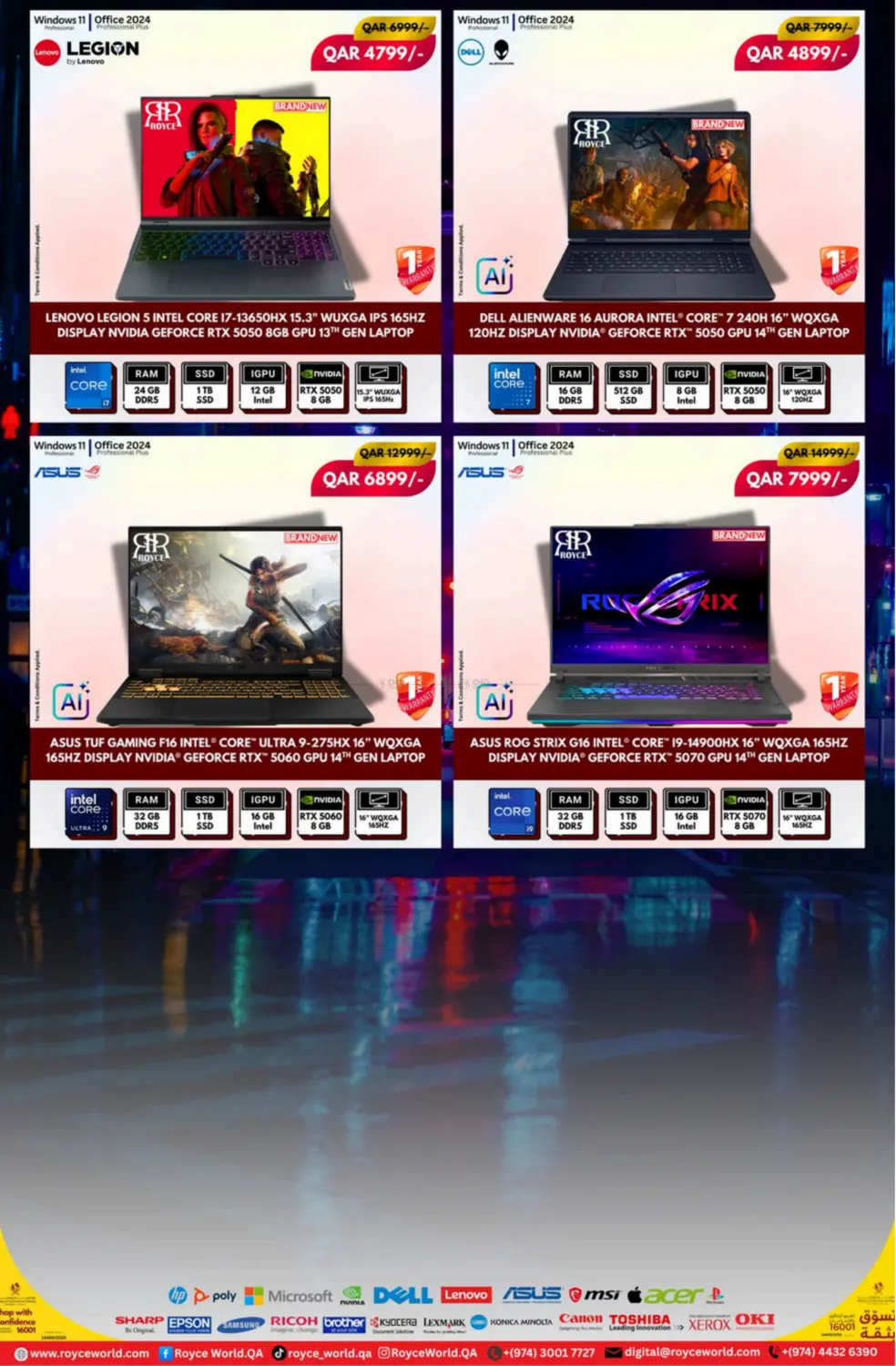 صفحة رقم 12 من عروض جديدة على لابتوب في رويس العالمية للتجارة والخدمات