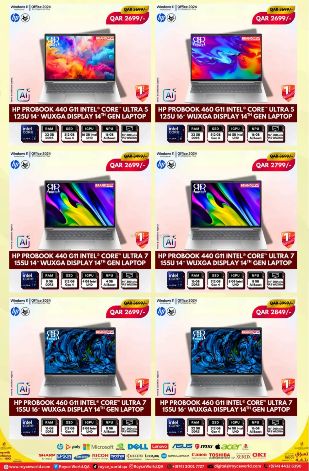صفحة رقم 7 من عروض جديدة على لابتوب في رويس العالمية للتجارة والخدمات