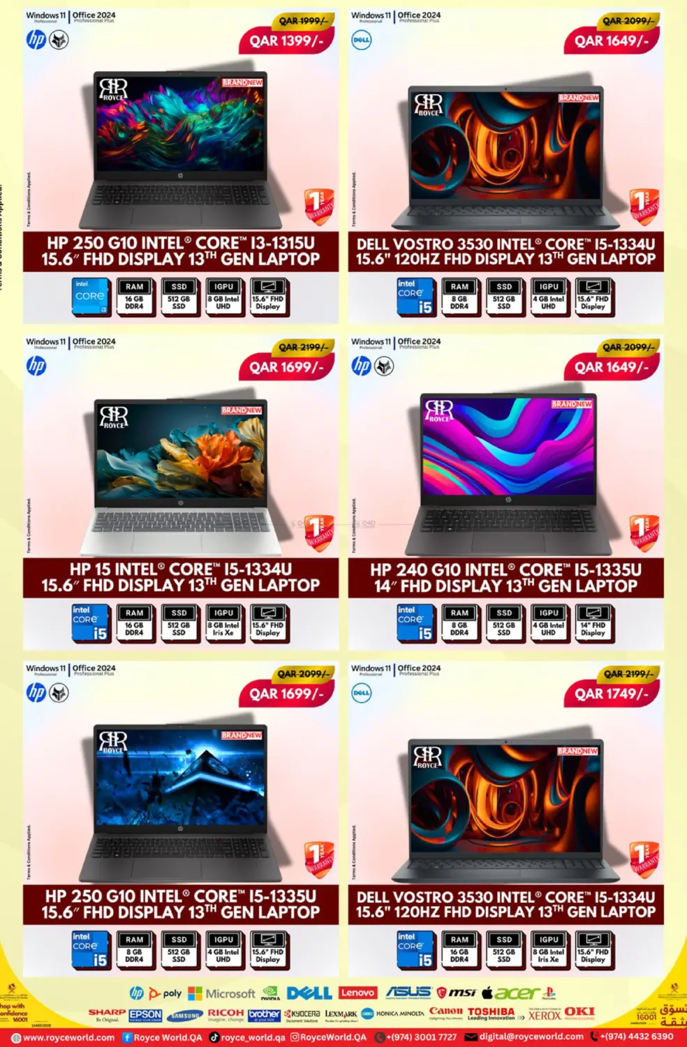 صفحة رقم 4 من Laptop Offers في رويس العالمية للتجارة والخدمات