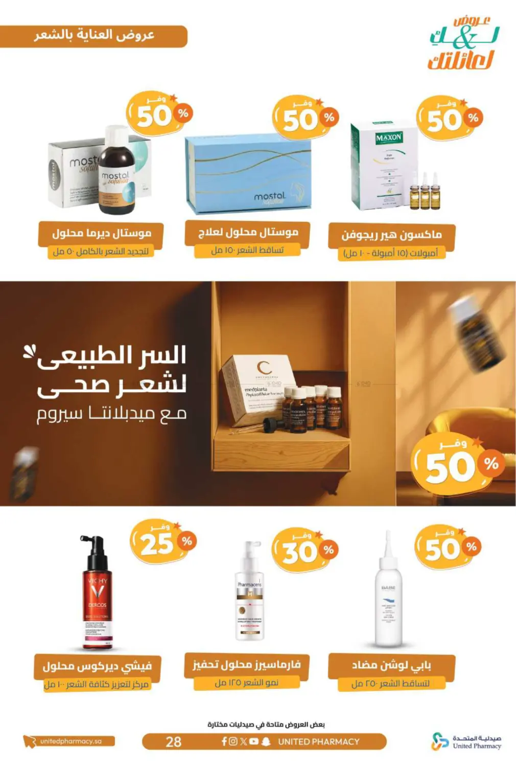 صفحة رقم 29 من عروض لك ولعائلتك في صيدلية المتحدة