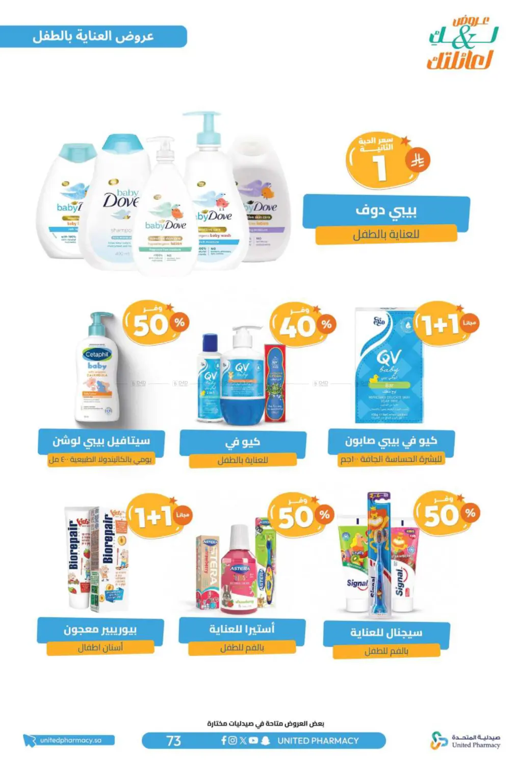 صفحة رقم 75 من عروض لك ولعائلتك في صيدلية المتحدة