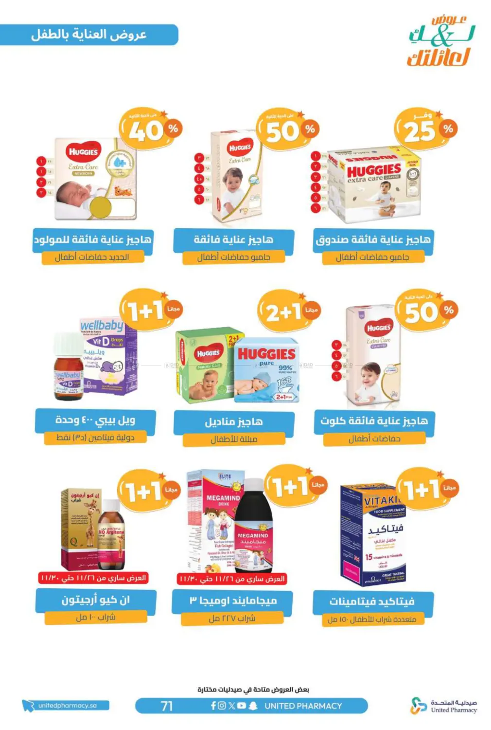 صفحة رقم 73 من عروض لك ولعائلتك في صيدلية المتحدة
